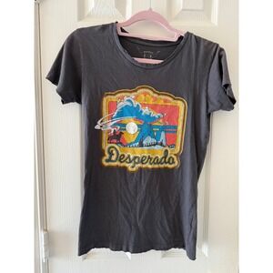 BanditBandit Brand Desperado Graphic Tee M Black‎ Distressed Western Made USA